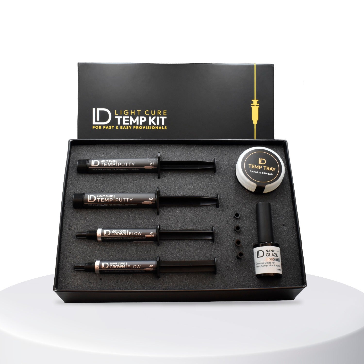 Kit Completo para Provisionales Dentales ID TEMP MASTER – 4 Tonalidade ...